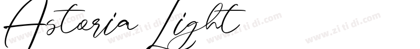 Astoria Light字体转换